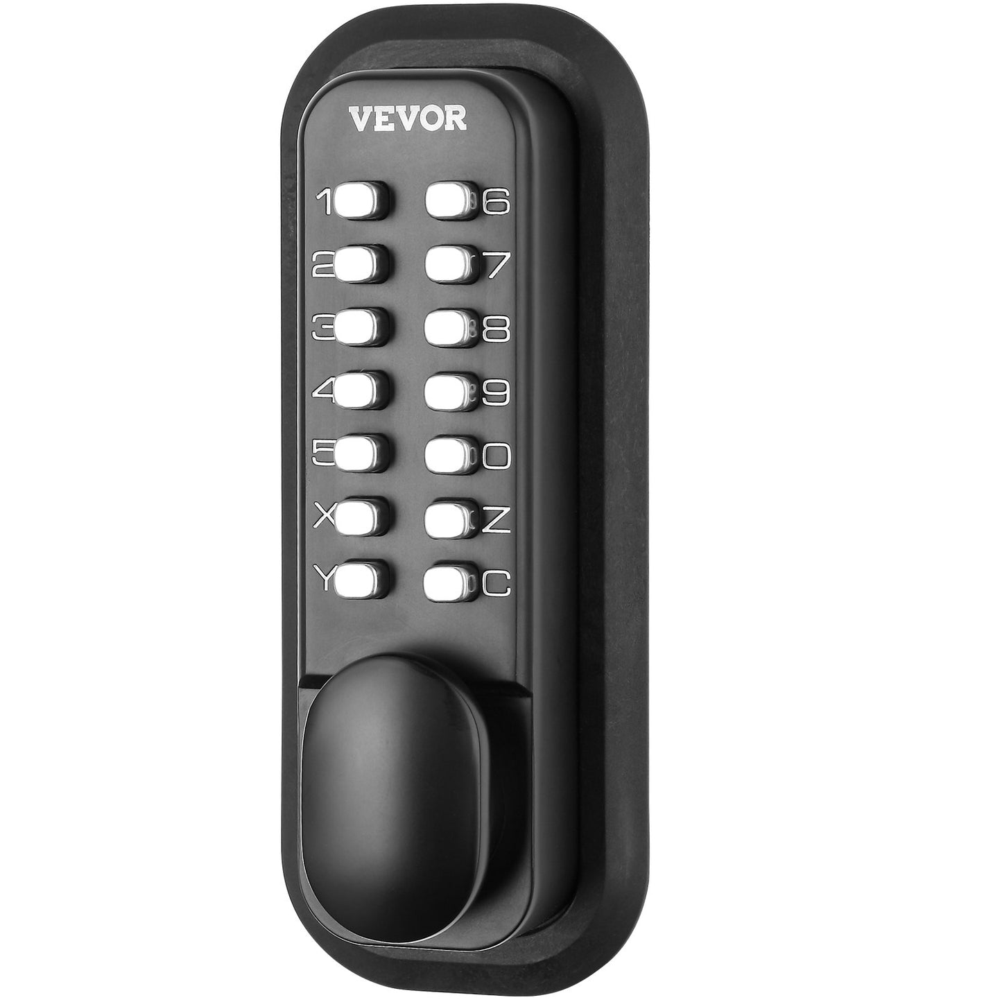 Mechanical Keyless Entry Door Lock, 14 Digit Keypad, Outdoor Gate Door Locks Set