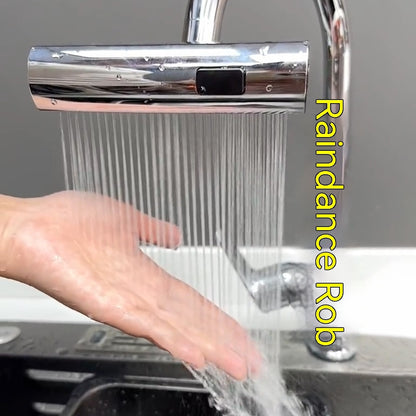 Universal Rotating Waterfall Faucet Nozzle – Splash‑Proof Bubbler Extension for Kitchen Sink - Faucet Accessories | Buy Online in UK