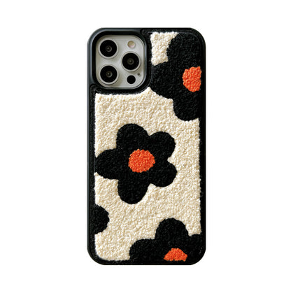 Plush Flower Phone Case for Women – Autumn & Winter - Mobile Phone Cases | Buy Online in UK