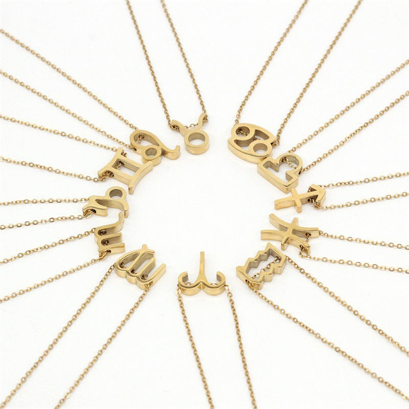 Zodiac Pendant Necklace for Women | Star Sign Gift