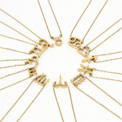 Zodiac Pendant Necklace for Women | Star Sign Gift