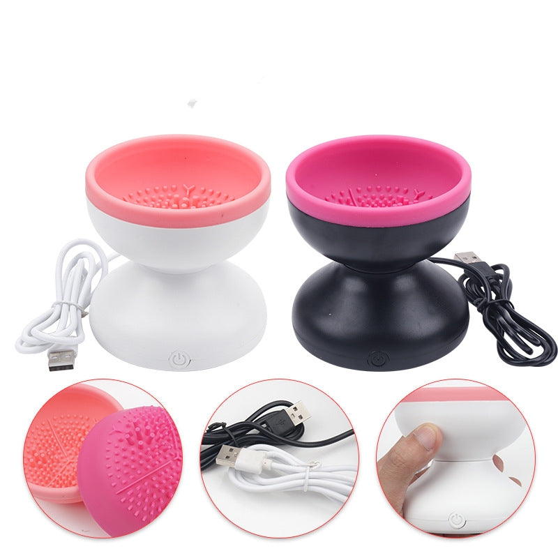 Electric Makeup Brush Cleaner Machine - Automatic USB Cosmetic Brush Cleaner - Cosmetic Tool Cleansers | Buy Online in UK