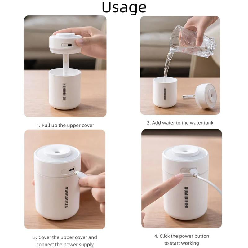 Oriday Mini USB Humidifier with 7-Colour LED Light - Uncategorized | Buy Online in UK