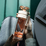 Double Wall Glass Water Bottle with Tea Infuser – Leakproof - Water Bottles | Buy Online in UK