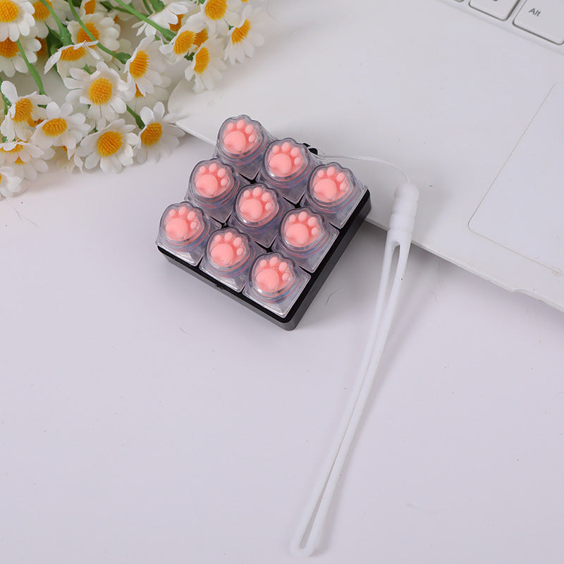 Soft silicone cat paw keycap keychain - Keychains | Buy Online in UK