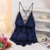 Lightweight Ice Silk Pajamas | Breathable Summer Sleepwear UK - Nightgowns | Buy Online in UK