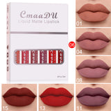 6 Boxes Matte Non-stick Waterproof Lipstick – Long Lasting Lip Gloss Set - Lipsticks | Buy Online in UK