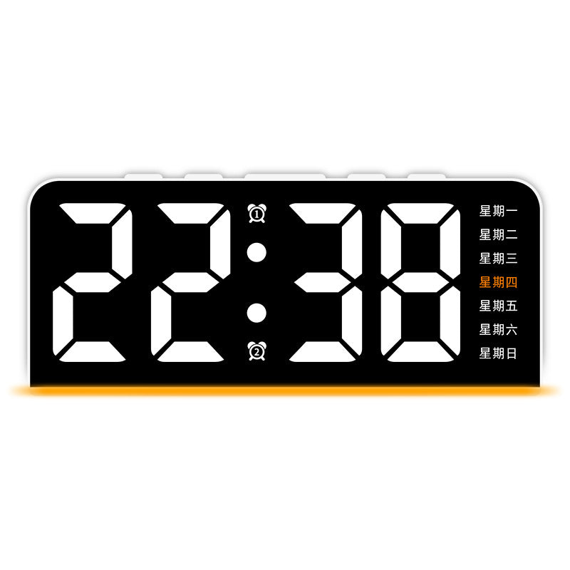 LED Digital Alarm Clock with Date Display