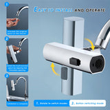 Universal Rotating Waterfall Faucet Nozzle – Splash‑Proof Bubbler Extension for Kitchen Sink - Faucet Accessories | Buy Online in UK