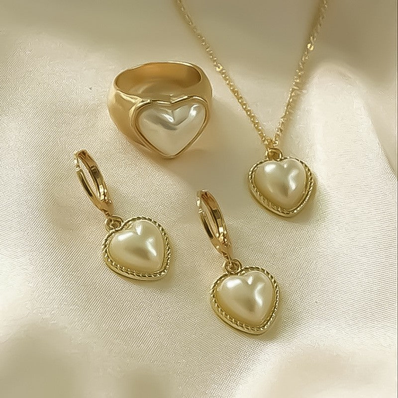 Elegant Pearl Imitation Jewelry Set for Women