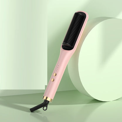Anion Hair Care Electric Hair Curlers & Straightener Comb – Dual Function for Smooth Curls - Straightening Brushes | Buy Online in UK