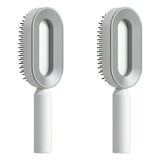 Self-Cleaning Hair Brush for Women – One-Key Cleaning, Anti-Static Hair Loss Comb - Hair Combs | Buy Online in UK