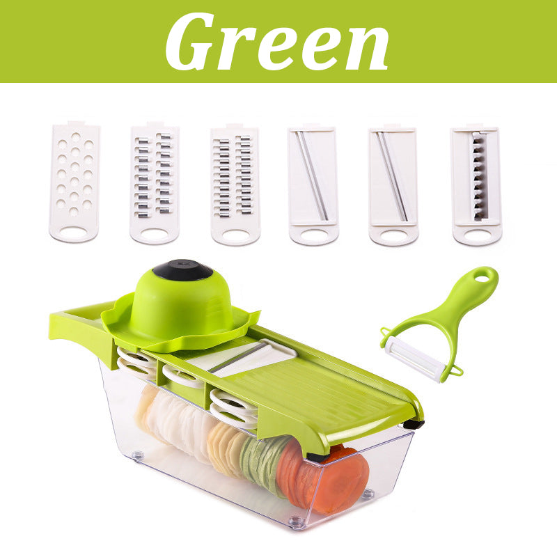 Multifunctional Vegetable Cutter Home Kitchen Slicing And Dicing Fruit Artifact - Buy Online at RONGORA LTD