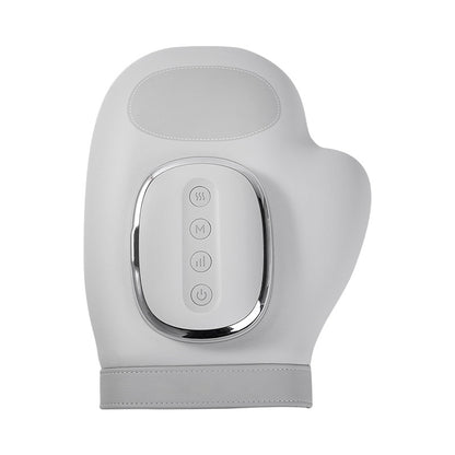 Hand heating massage device