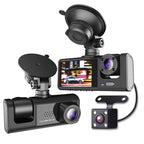 Car Dual Lens Dash Cam HD 1080P Front & Rear Inside Video Recorder with G-Sensor - Dash Video Cameras | Buy Online in UK
