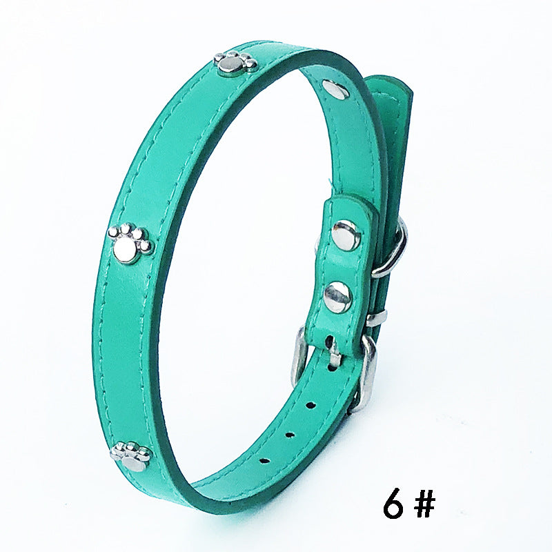 Pack Of 10 1.5 Leather Collars Dog Collars, PU Collars