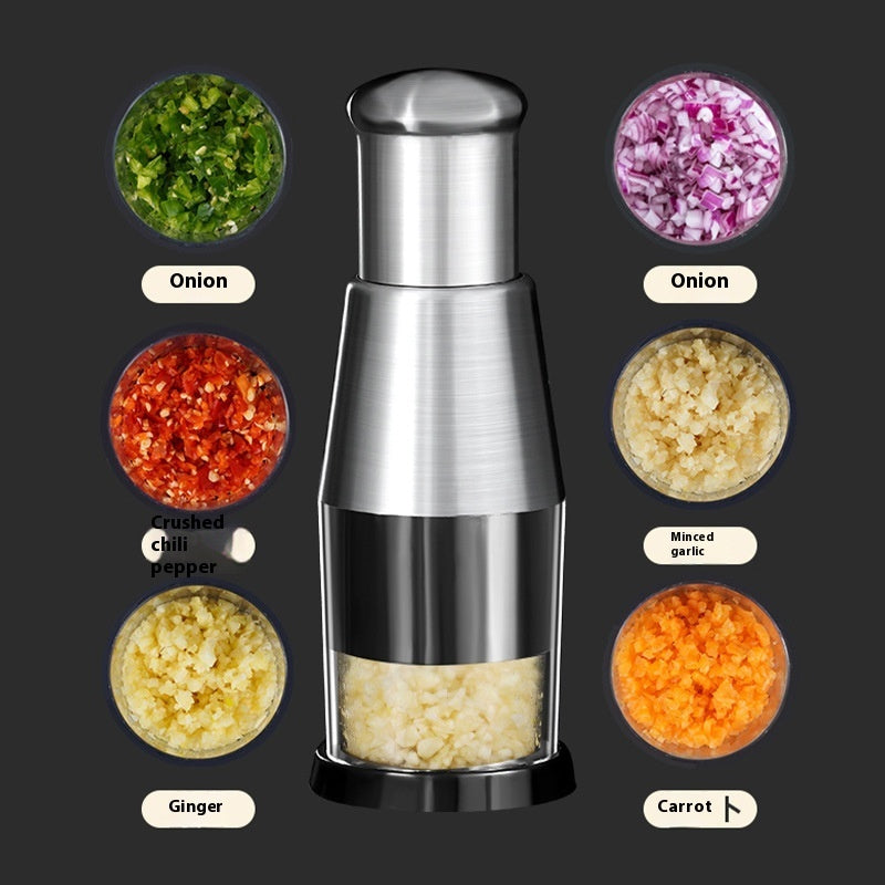 Manual Garlic Crusher & Vegetable Chopper – Multi‑Purpose Hand‑Press Squeezer for Fast Food Prep - Garlic Presses | Buy Online in UK
