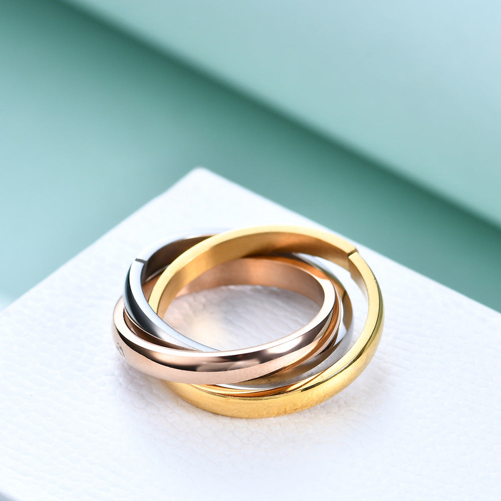 Three-ring stainless steel ring - Rings | Buy Online in UK