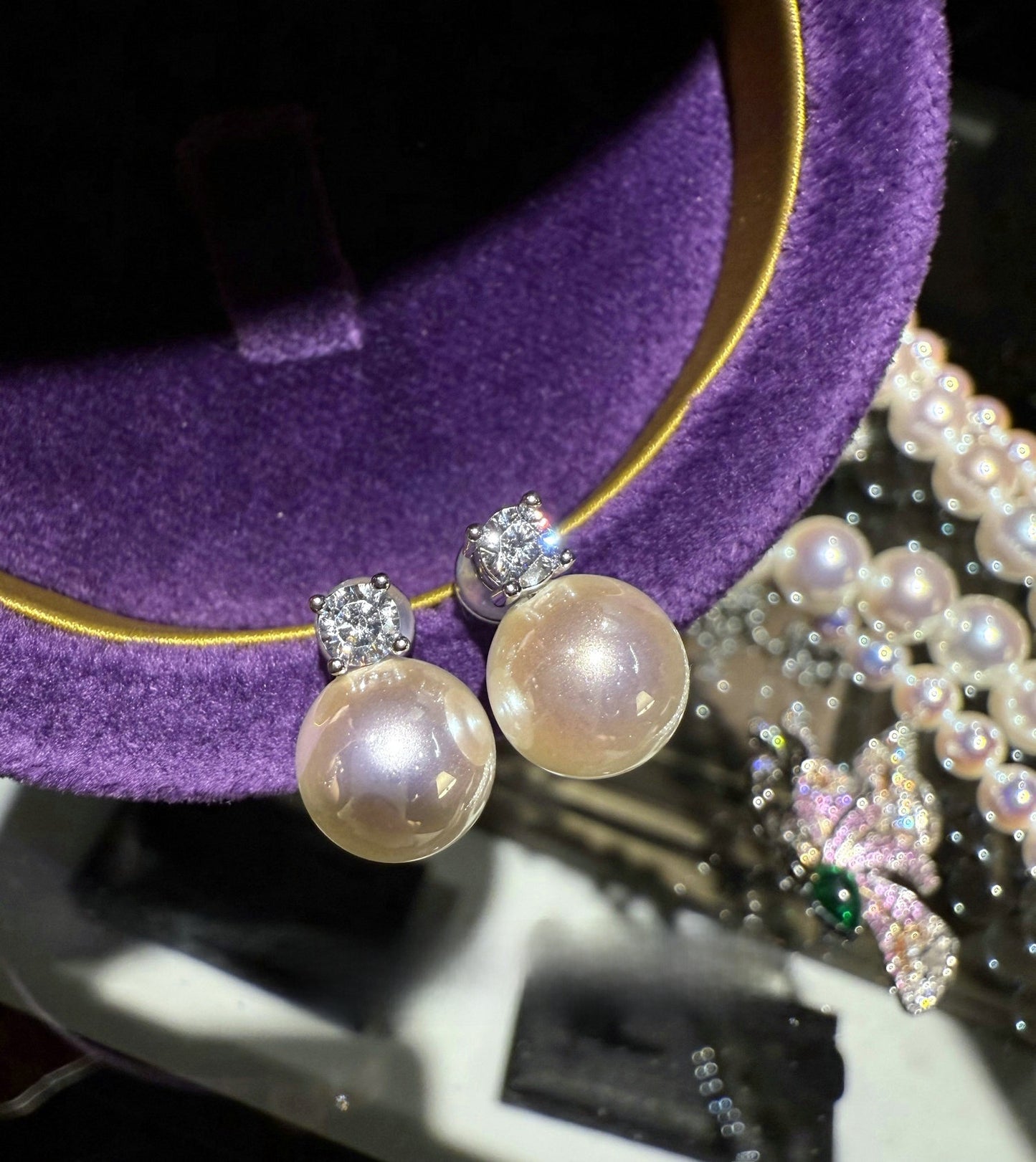 Princess Style Zircon Pearl Jewelry Set for Women