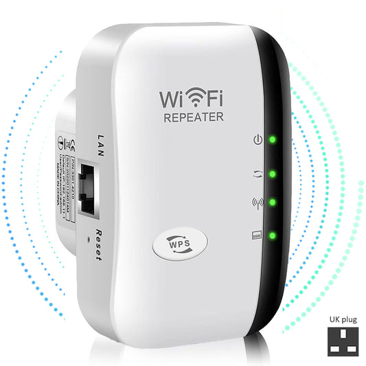 WiFi Extender Booster For Home, WiFi Signal Extender With Ethernet - Repeaters & Transceivers | Buy Online in UK