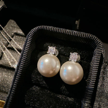 Princess Style Zircon Pearl Jewelry Set for Women