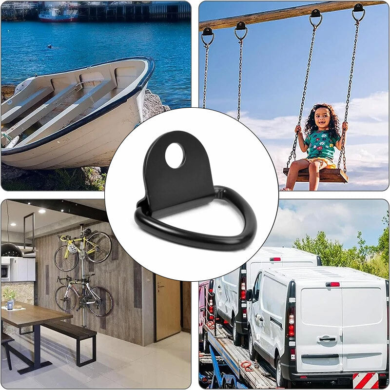 10Pcs V-Rings Hook Tie Down Point Load Securing Lashing Ring Heavy Duty Anchor. - Chain Connectors & Links | Buy Online in UK