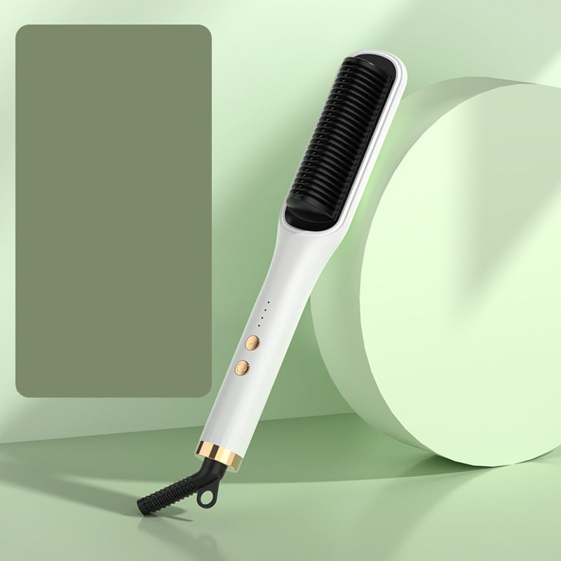 Anion Hair Care Electric Hair Curlers & Straightener Comb – Dual Function for Smooth Curls - Straightening Brushes | Buy Online in UK