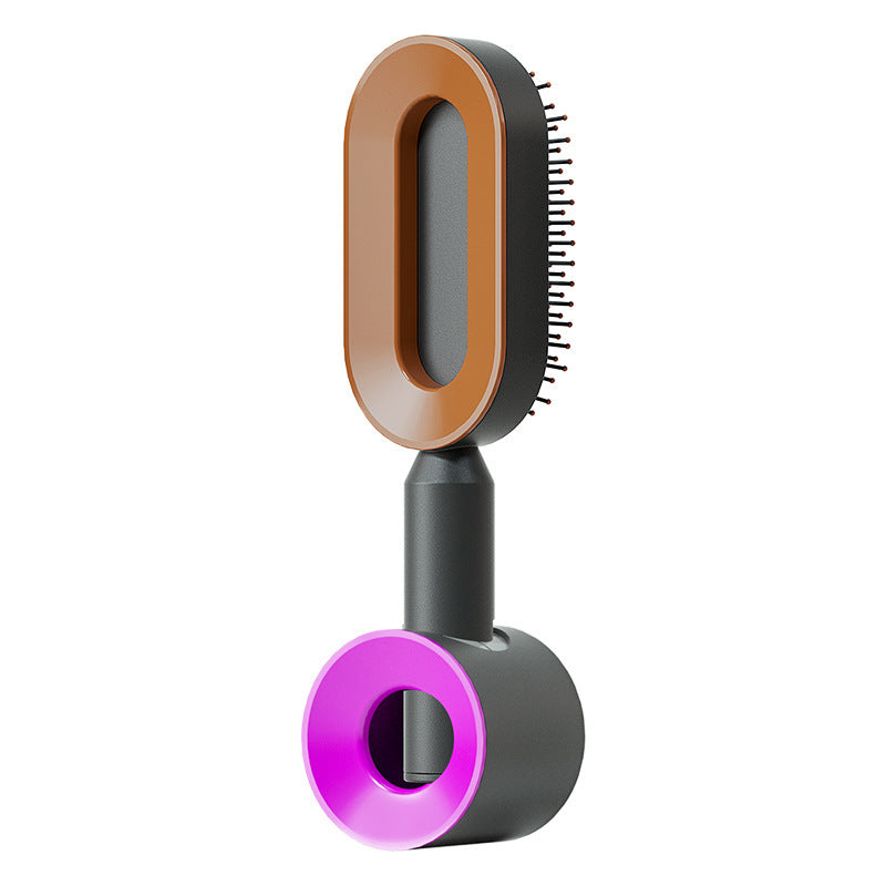 Self-Cleaning Hair Brush for Women – One-Key Cleaning, Anti-Static Hair Loss Comb - Hair Combs | Buy Online in UK