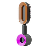 Self-Cleaning Hair Brush for Women – One-Key Cleaning, Anti-Static Hair Loss Comb - Hair Combs | Buy Online in UK
