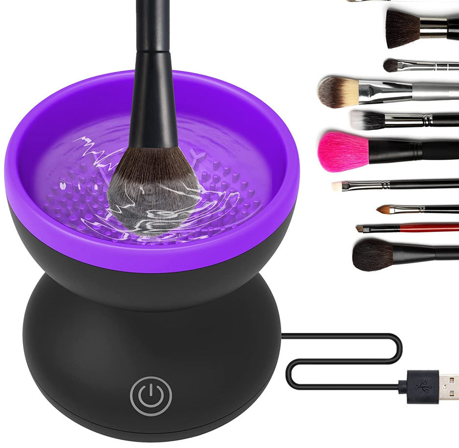 Electric Makeup Brush Cleaner Machine - Automatic USB Cosmetic Brush Cleaner - Cosmetic Tool Cleansers | Buy Online in UK