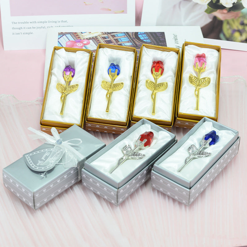 Crystal Rose Ornament - Holiday Ornaments | Buy Online in UK