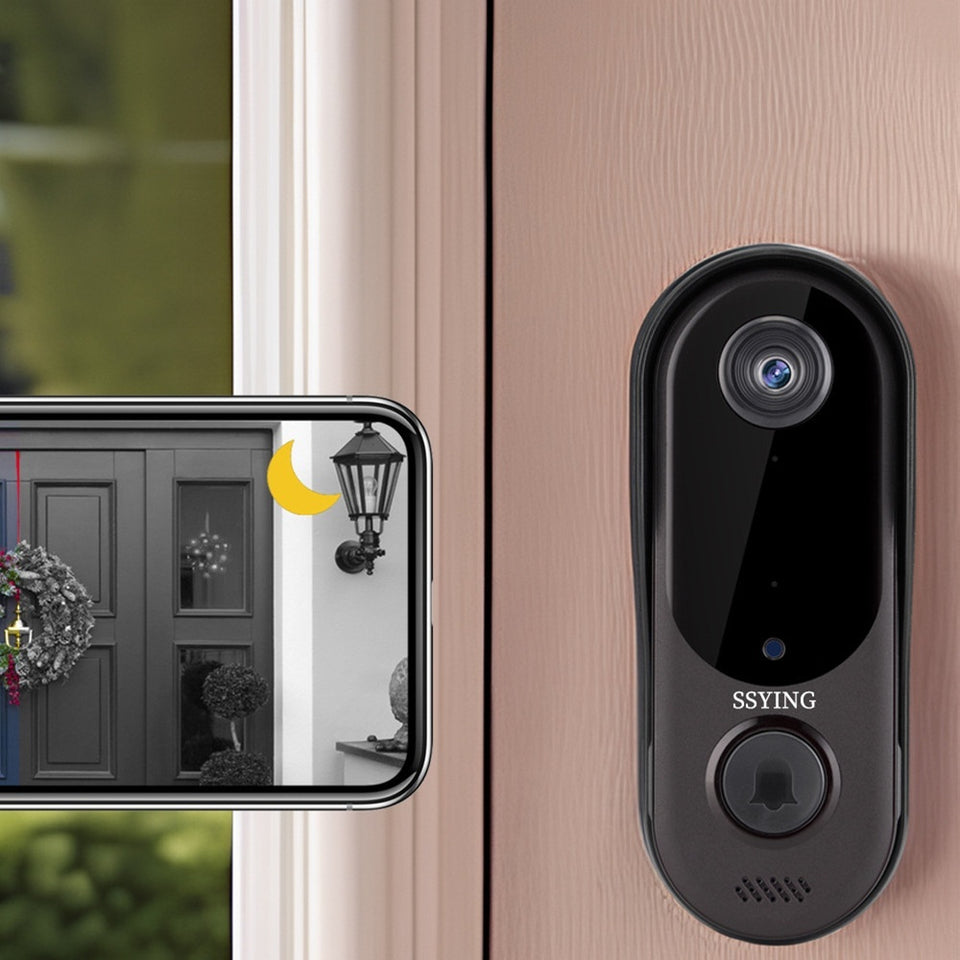 Home Wireless Smart WiFi Doorbell with AI – Easy Setup & HD Video - Door Bells & Chimes | Buy Online in UK