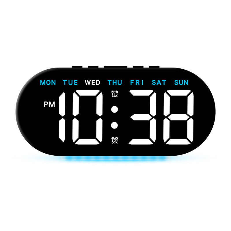 LED Digital Alarm Clock with Date Display
