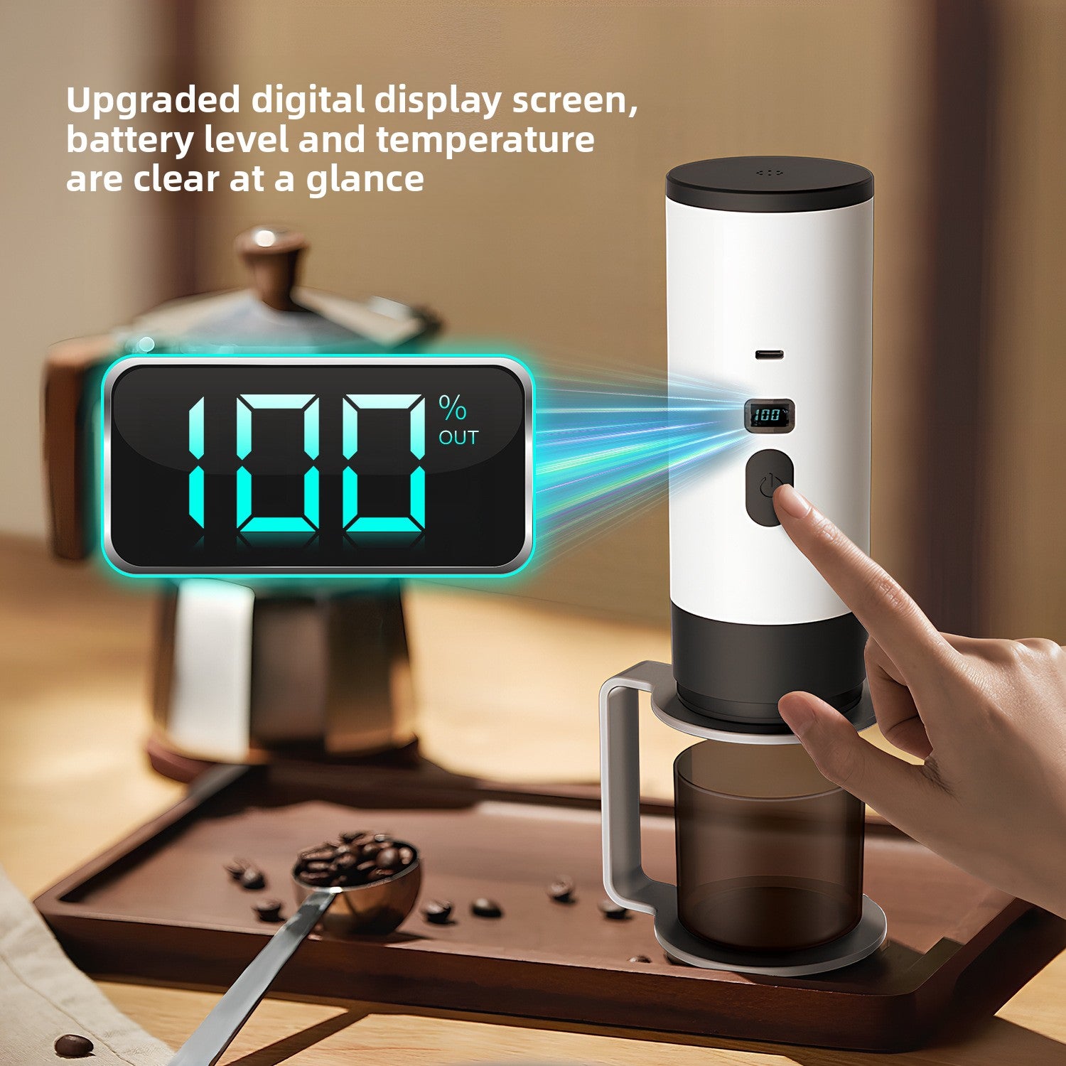 Buy Wireless Portable Espresso Machine for Car & Travel – Electric Capsule Coffee Maker in UK - High Quality Espresso Machines