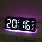 LED Digital Alarm Clock with Date Display