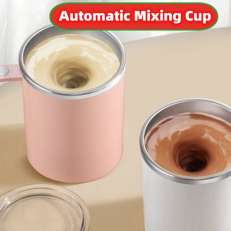 Portable Magnetic Automatic Mixing Coffee Cup – Rechargeable Smart Self‑Stirring Travel Cup - Mugs | Buy Online in UK