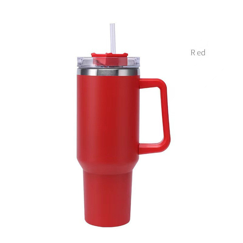 40oz Stainless Steel Insulated Tumbler with Straw – Bingba Leak‑Proof Travel Cup - Tumblers | Buy Online in UK