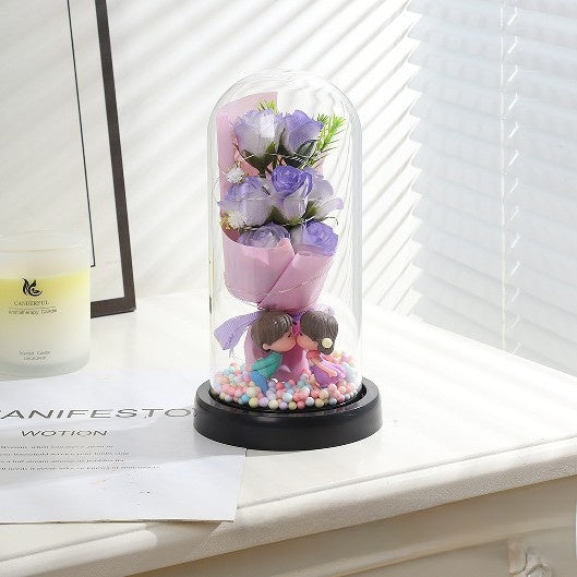 Bouquet soap flower night light - Decorative Bottles | Buy Online in UK