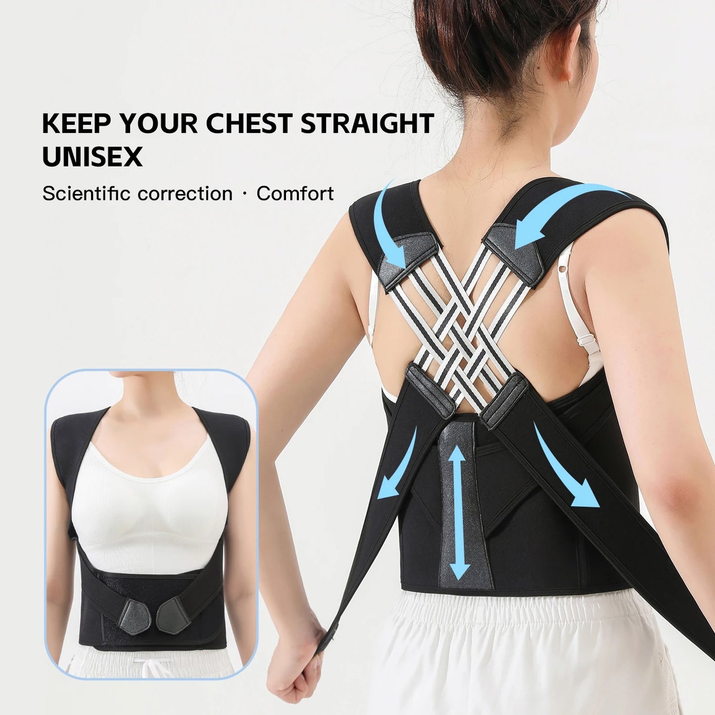 Back Brace Posture Corrector for Women and Men