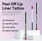 Peel Off Lip Liner Tattoo
