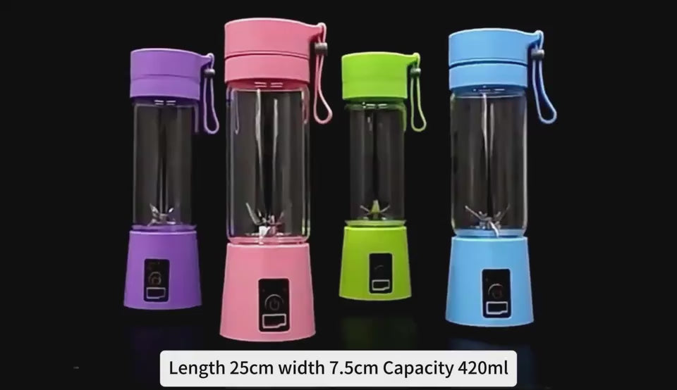 Portable USB Rechargeable Mini Blender – Electric Fruit Juicer - Food Blenders | Buy Online in UK