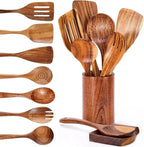 ProChef Handcrafted Teak Utensil Set Eco-Friendly