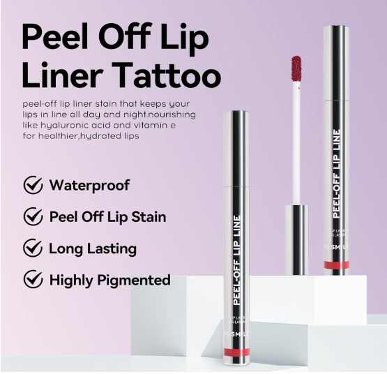 Peel Off Lip Liner Tattoo